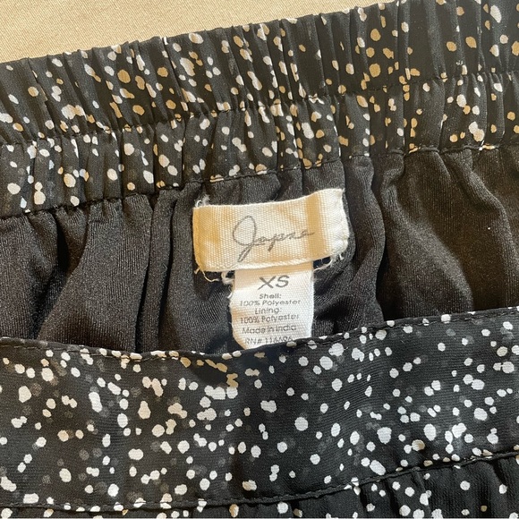 Japra Boho Black with White Polkadots Maxi Skirt - Picture 4 of 4